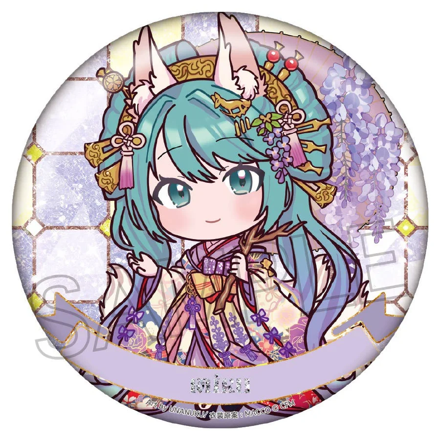 Hatsune Miku: Hyakki Yakou Rei-En Sparkling Can Badge - 1 Unidade